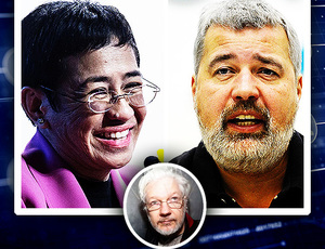 Nobel da Paz 2021 vai para os jornalistas Maria Ressa e Dmitry Muratov, defensores da liberdade de imprensa