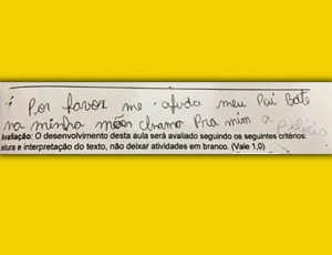 'Meu pai bate na minha mãe': menina escreve pedido de socorro em prova, e polícia abre inquérito após resgatar mulher em RO