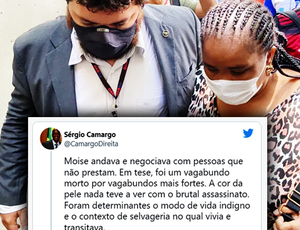 Família de Moïse diz que vai processar Sérgio Camargo por chamar congolês de “vagabundo”