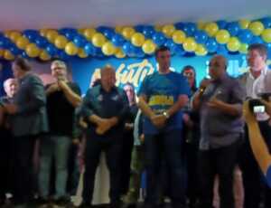 Presidente da câmara de Teresópolis - vereador Leonardo Vasconcelos, faz lançamento da pré campanha