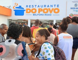 Cláudio Castro inaugura unidade do Restaurante do Povo em Belford Roxo