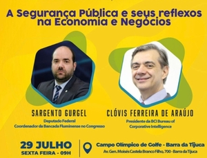 BARRA DEBATE: A Segurança Pública e seus reflexos na economia e negócios, no Golfe da Barra da Tijuca