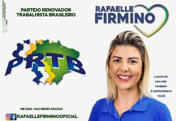 Conheça Rafaelle Firmino, a candidata a Deputada Estadual pelo PRTB