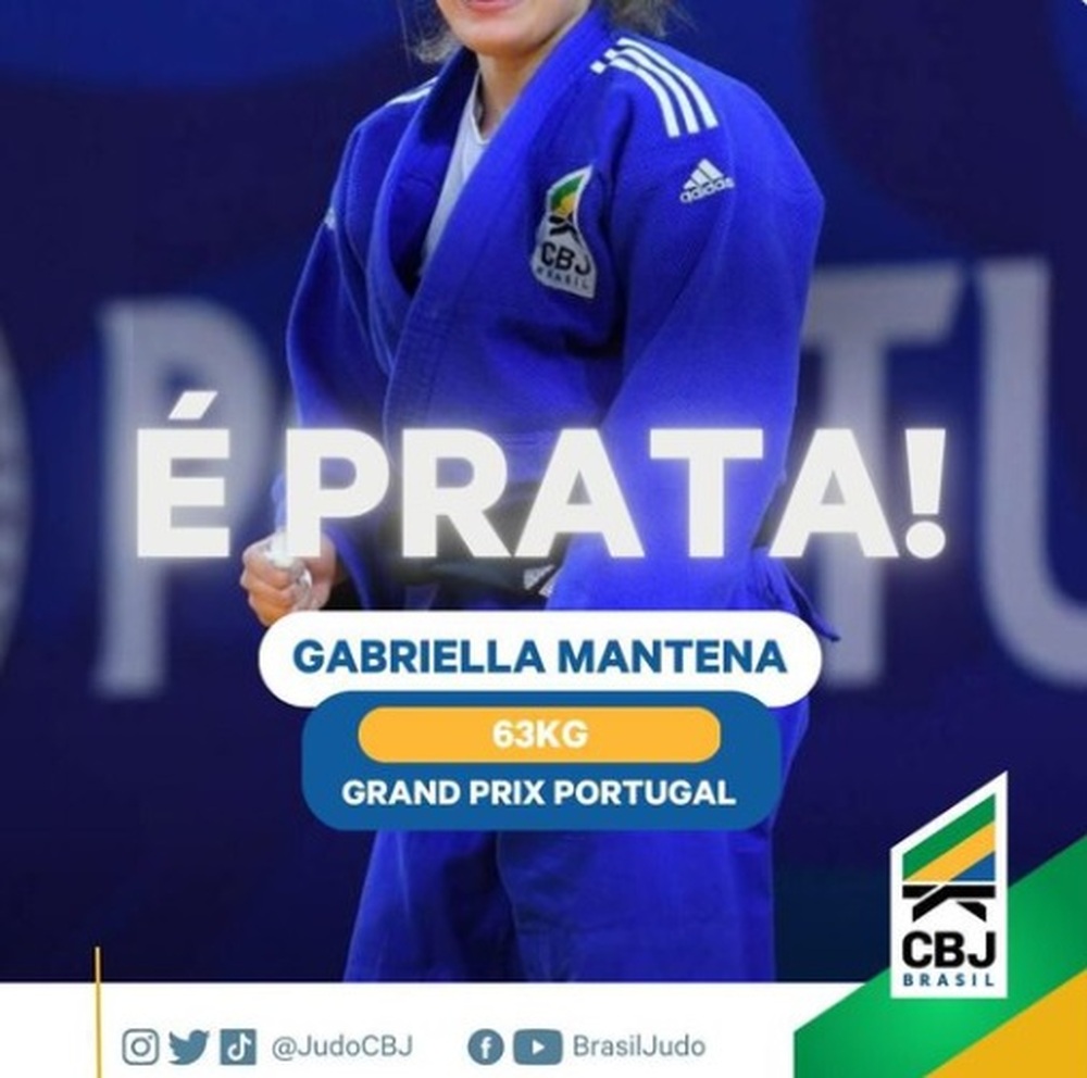 Gabriella Mantena fica com a prata no GP de judô de Portugal